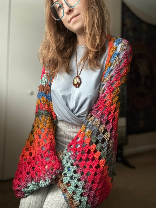 Not Your Granny’s Rainbow Shrug