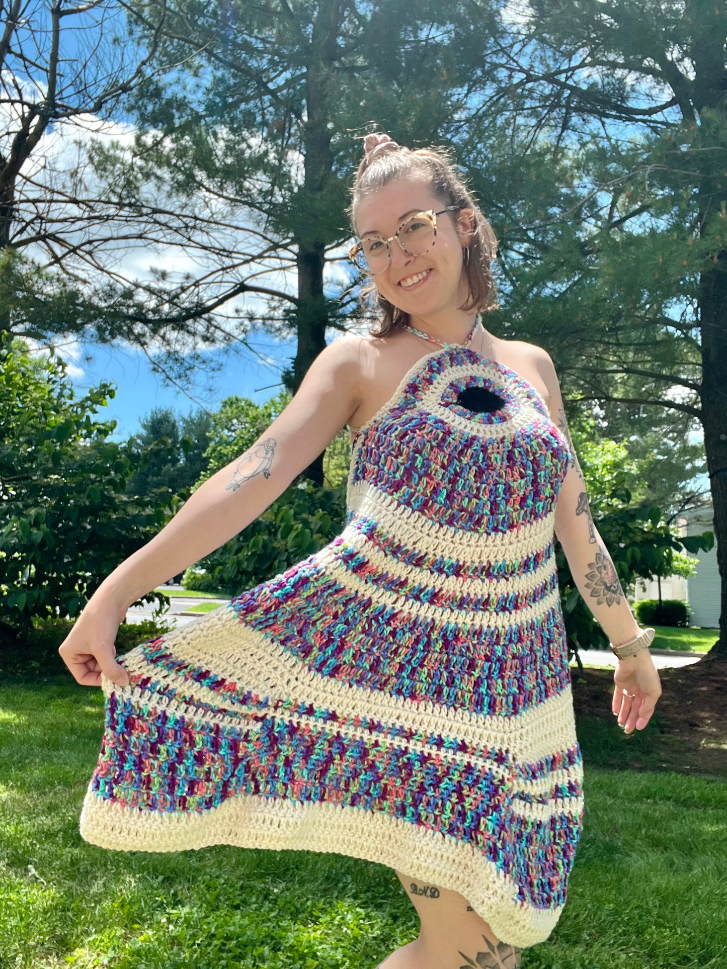 Third Eye Crochet Sundress XS/S/M