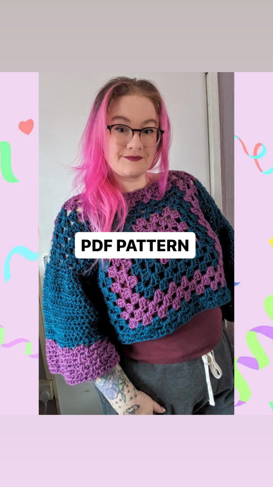 Bell Sleeve Shruggie PDF Pattern