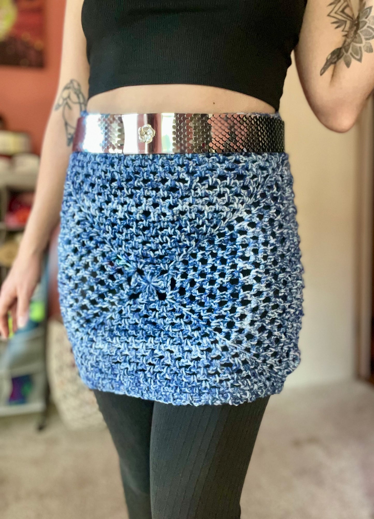 Fishnet Fantasy Skirt XS-M