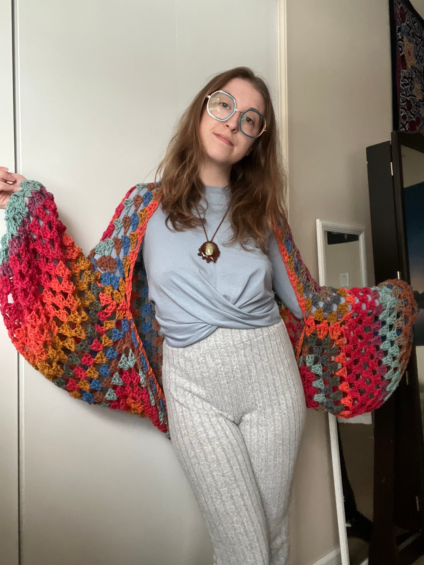 Not Your Granny’s Rainbow Shrug