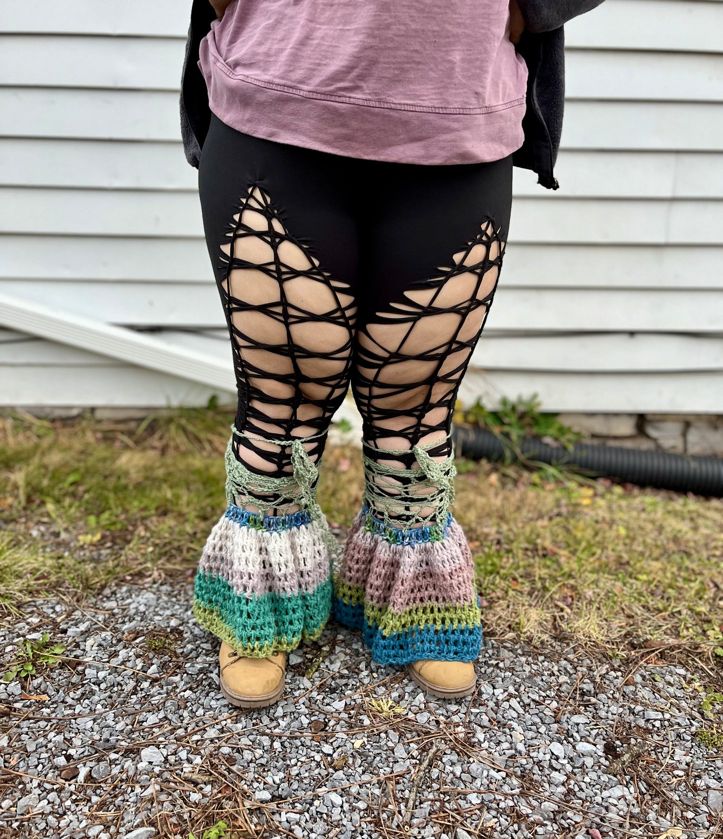 SunnyDazeVibrations 2.0 Leggings and Legwarmers Collaboration L/XL