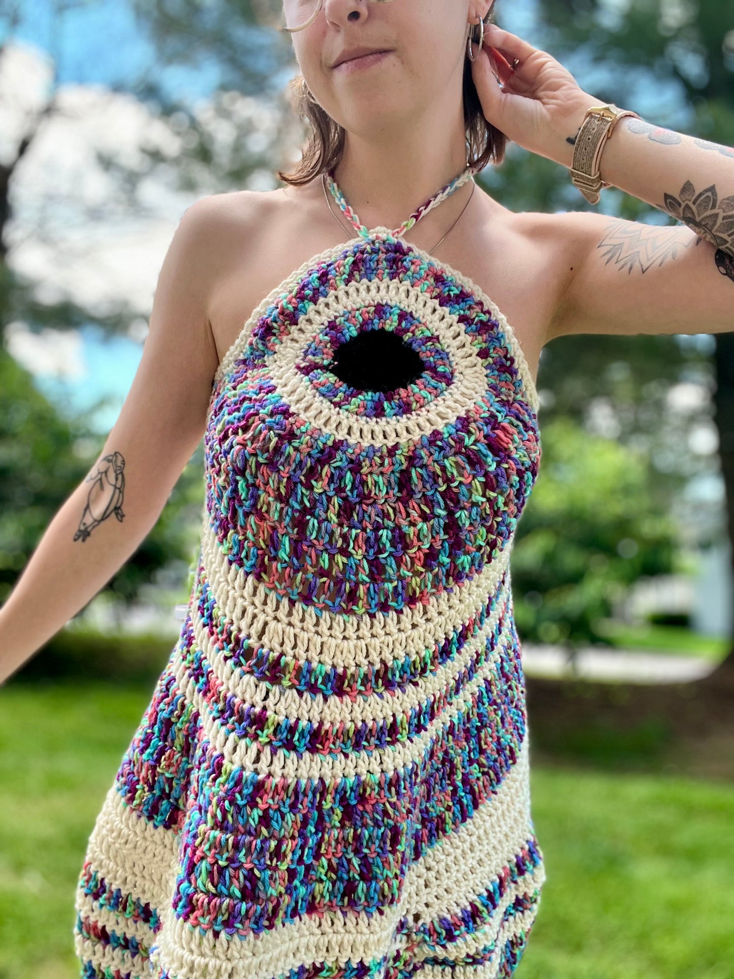 Third Eye Crochet Sundress XS/S/M