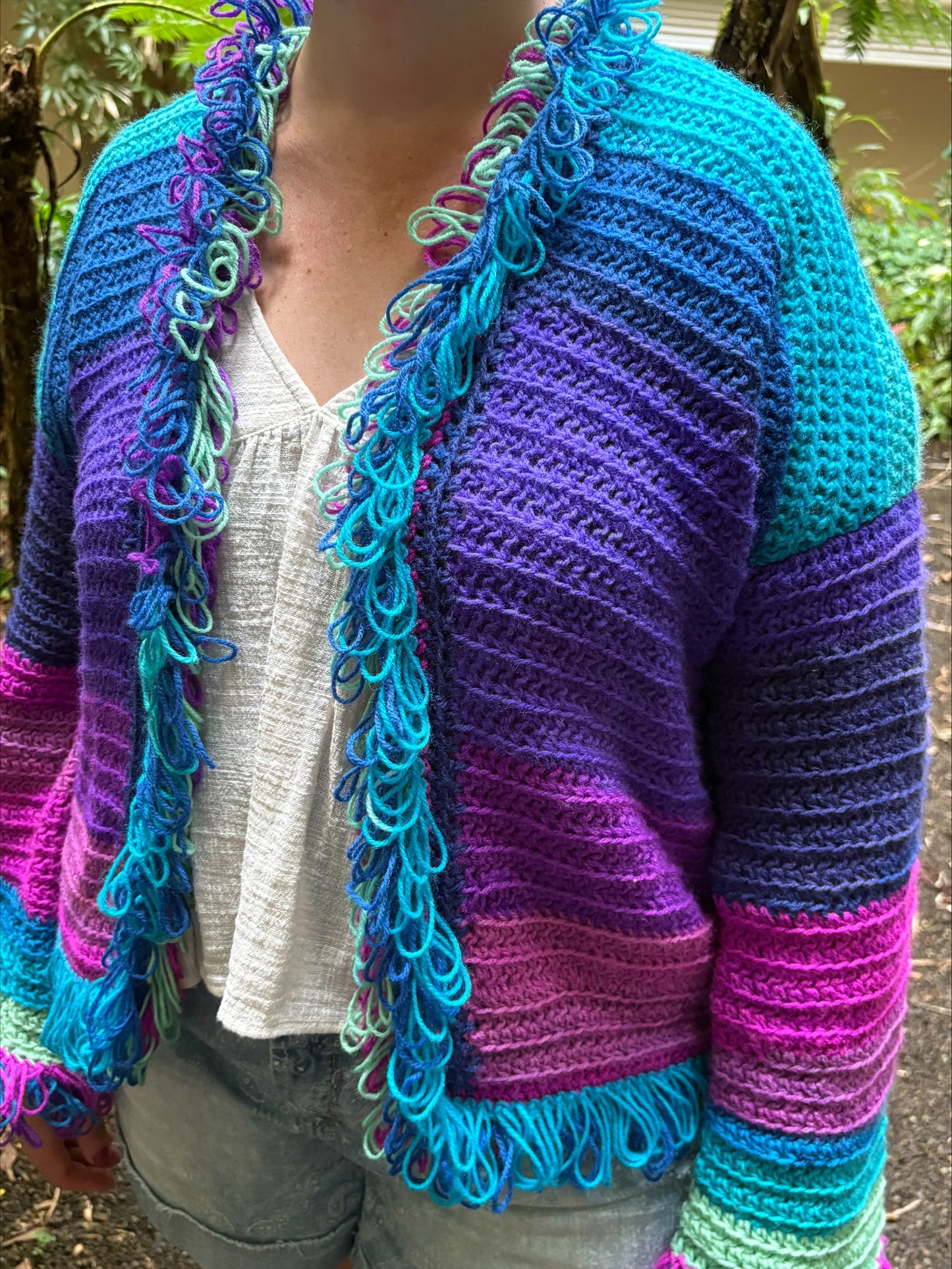 Shaggy Bliss Cardigan Pattern