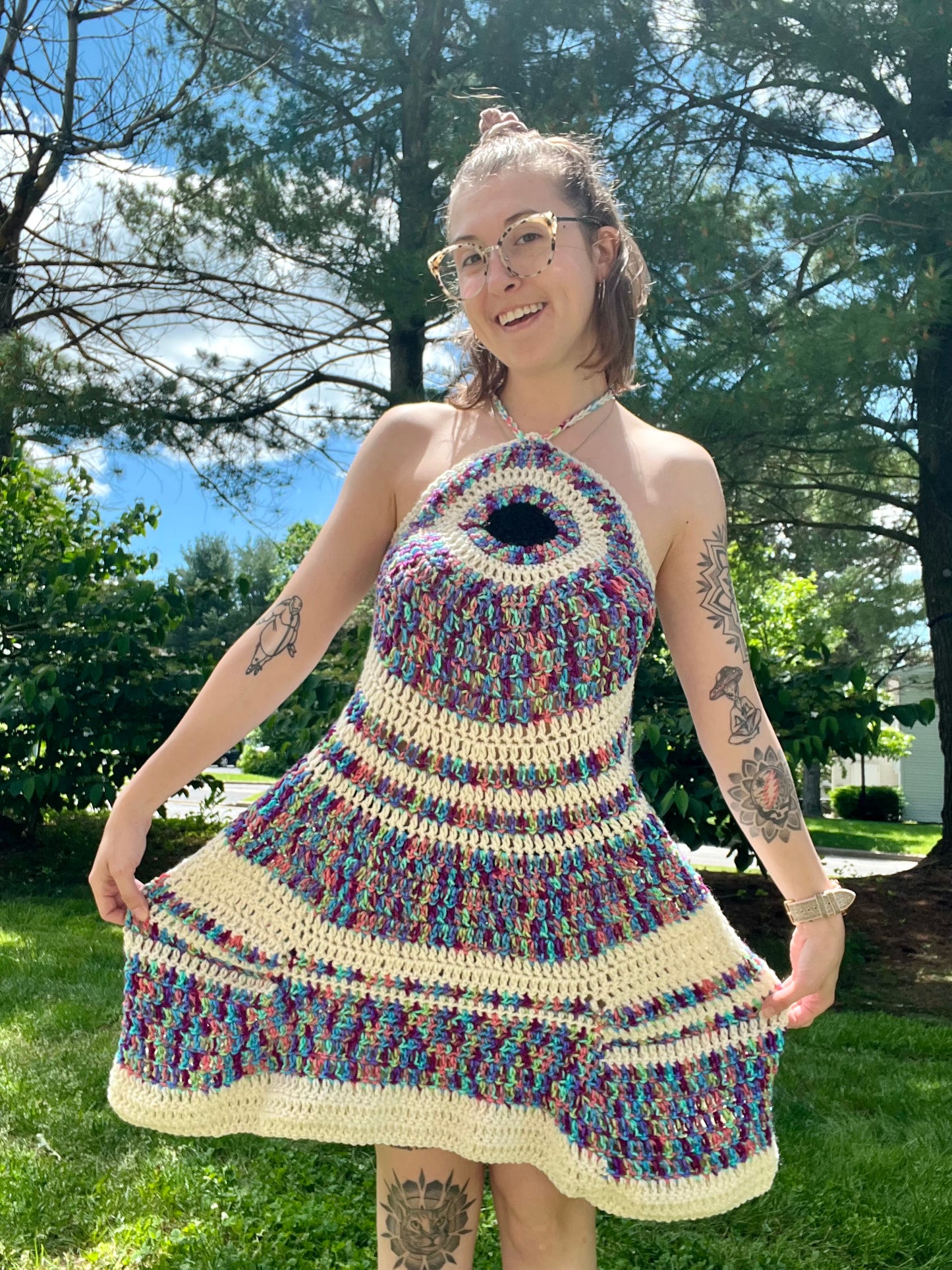 Third Eye Crochet Sundress XS/S/M