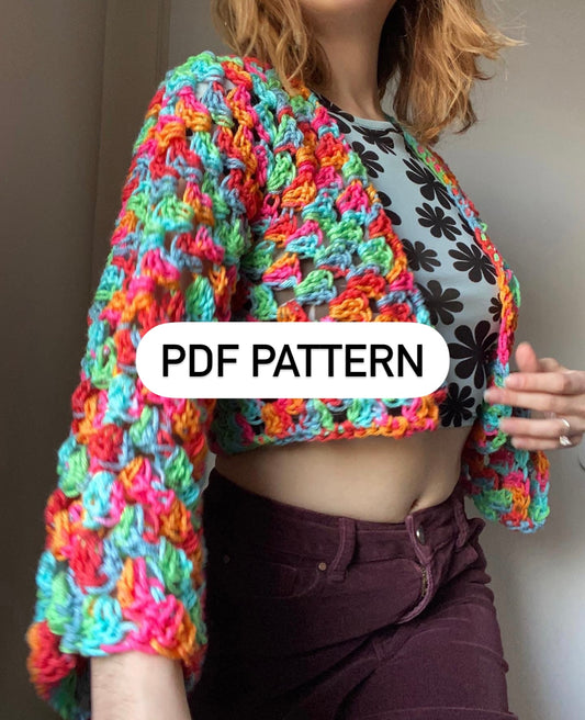 Cropped Cardi PDF Pattern