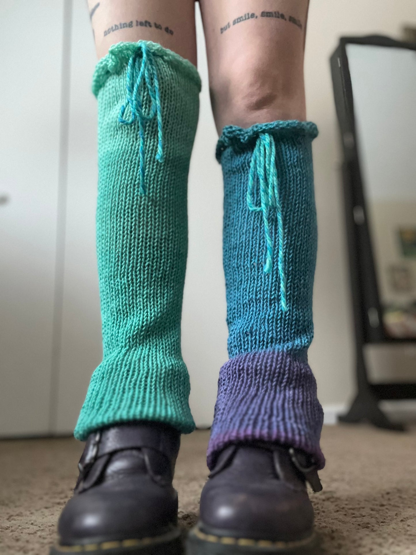 Grove Street Party Knit Legwarmers