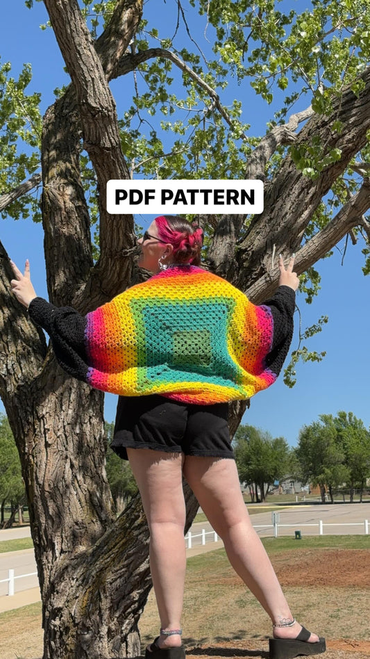 Not Your Granny’s Shrug PDF Pattern