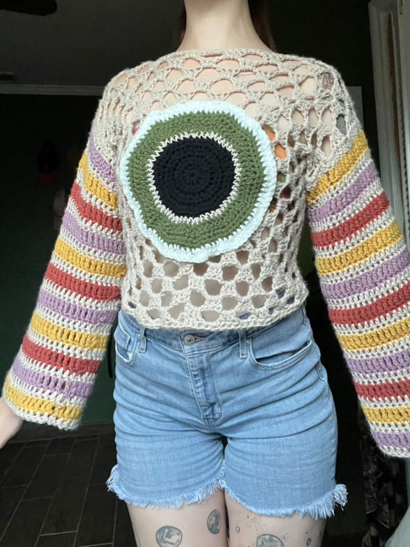 Scrap Eye Sweater PDF Pattern