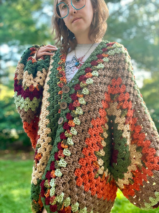 Autumnal Fae Cardigan XS-2XL