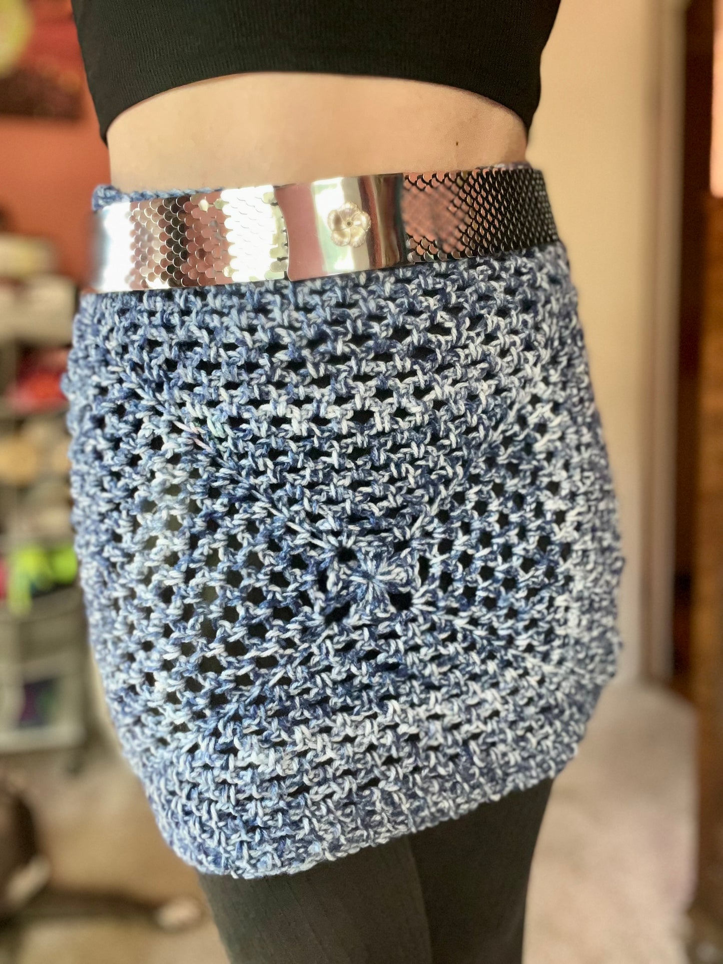 Fishnet Fantasy Skirt XS-M