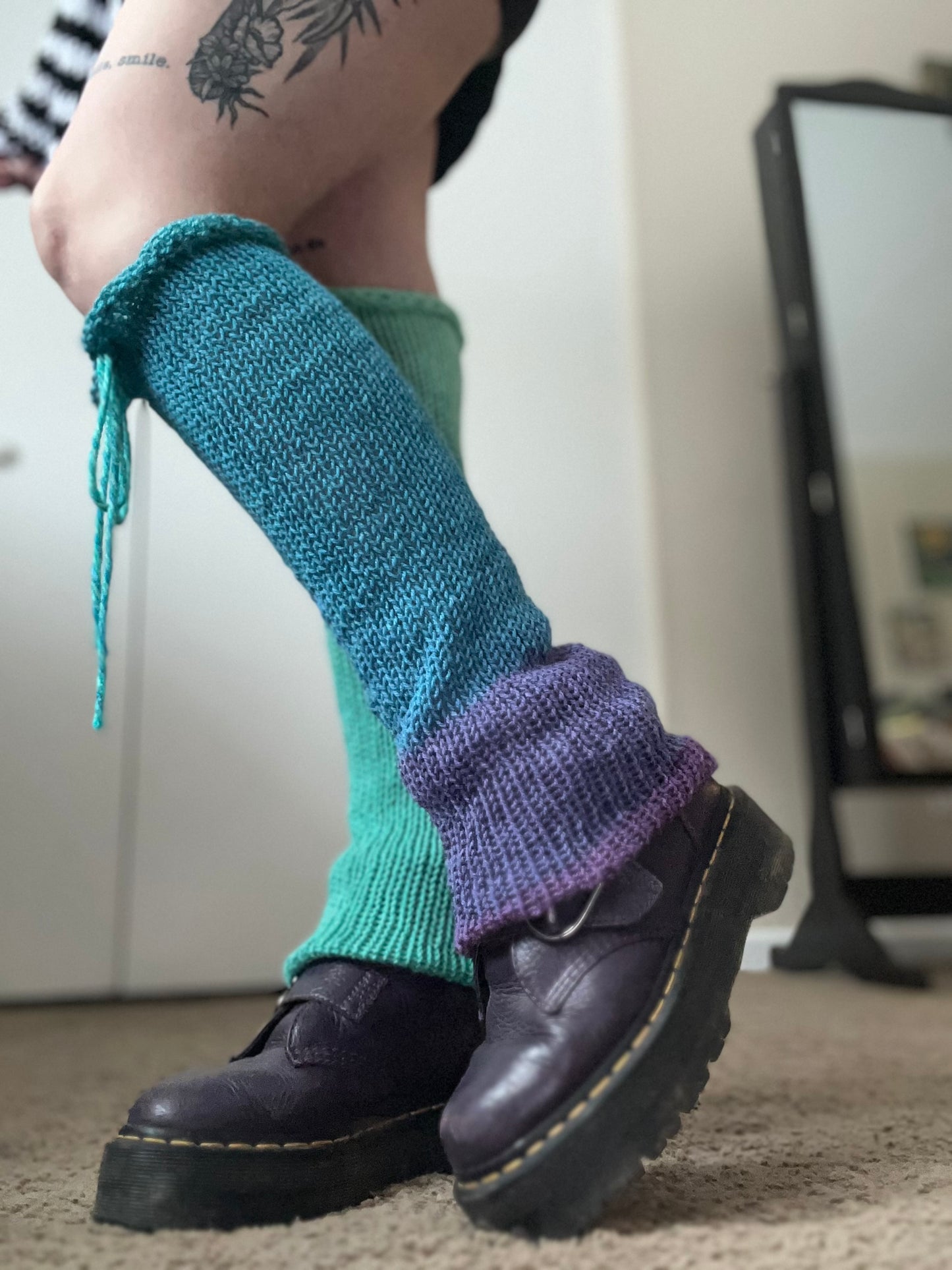 Grove Street Party Knit Legwarmers