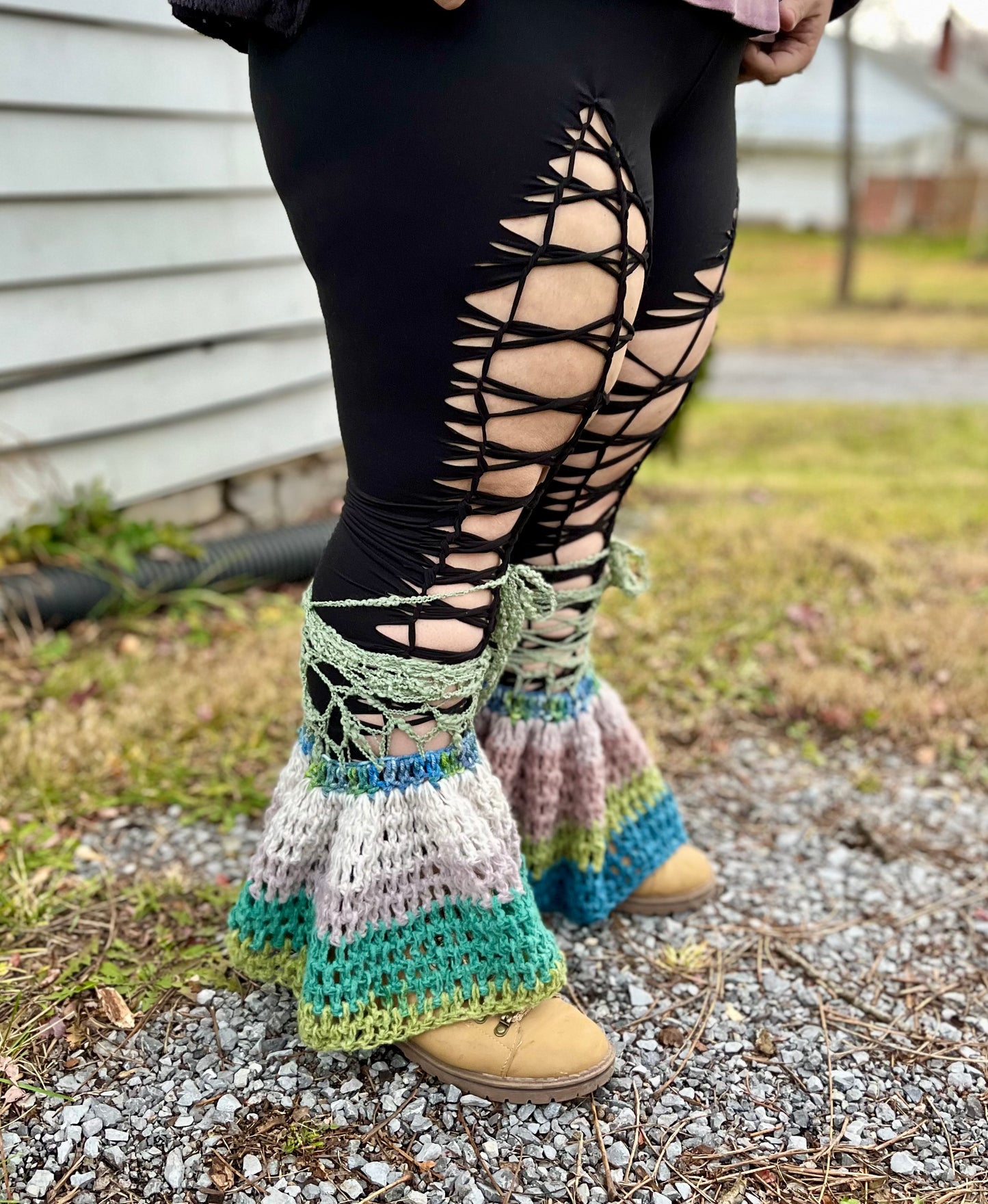 SunnyDazeVibrations 2.0 Leggings and Legwarmers Collaboration L/XL