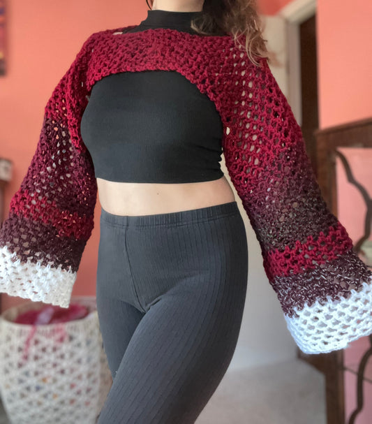 Fishnet Fantasy Shrug XS-L