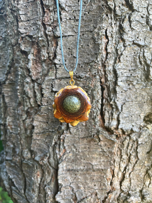 Mini Succulent Pinecone Pendant
