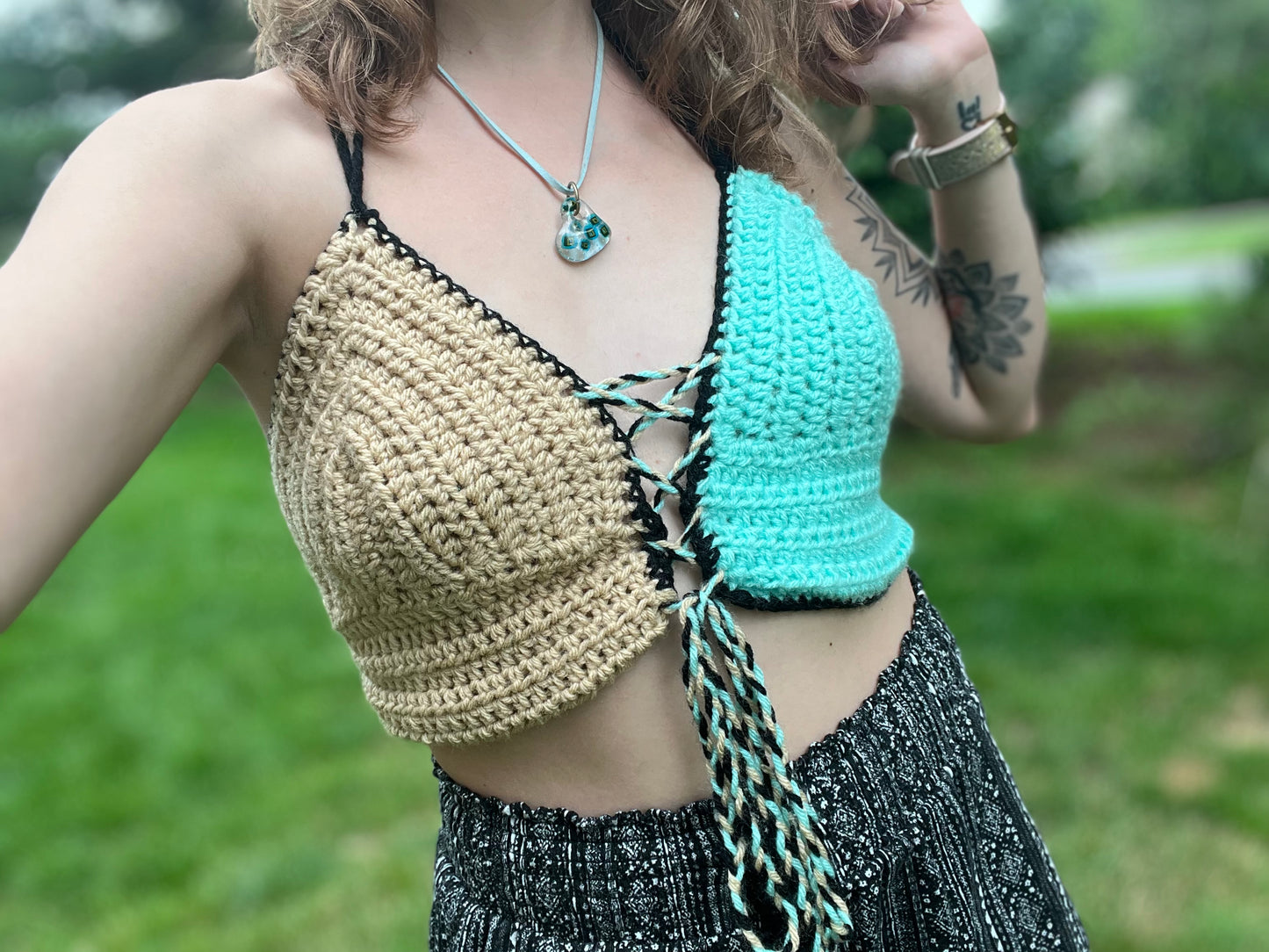 Braided Crochet Top S-XL