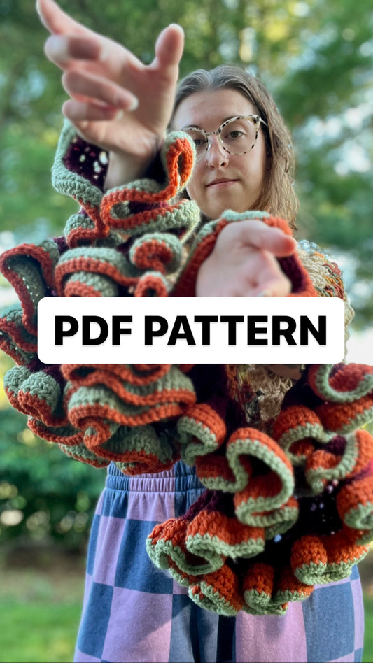 Jenna Bean Dip Sleeve PDF Pattern (BELL SLEEVE ONLY)