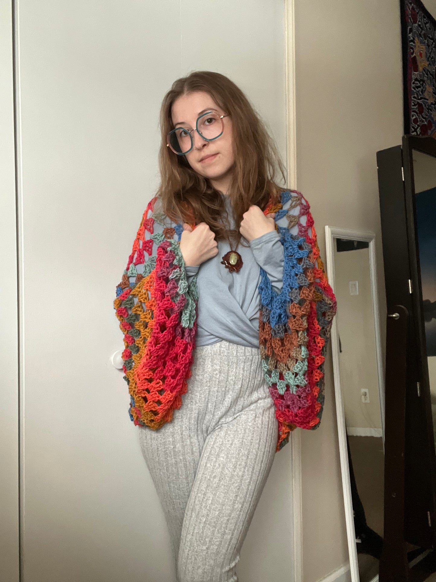 Not Your Granny’s Rainbow Shrug