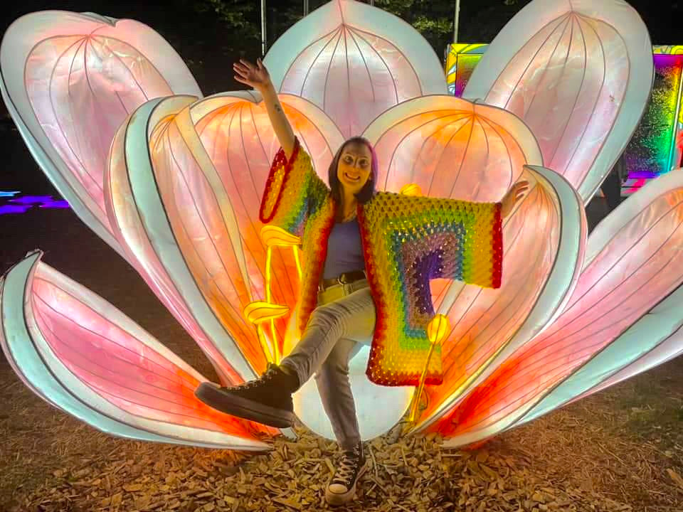 Rainbow pRiDe Scrap Yarn Cardigan