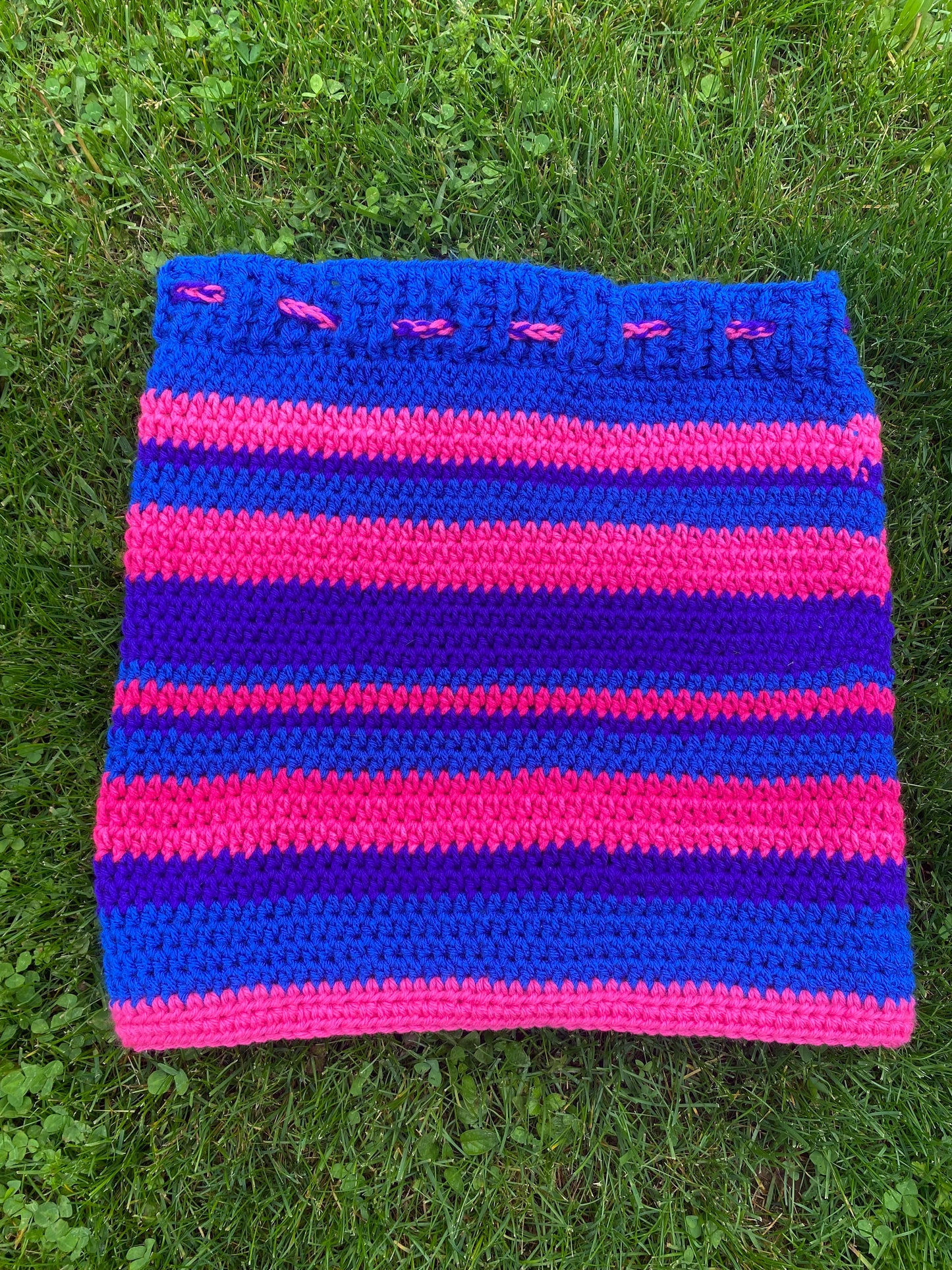 BiPride Crochet Skirt