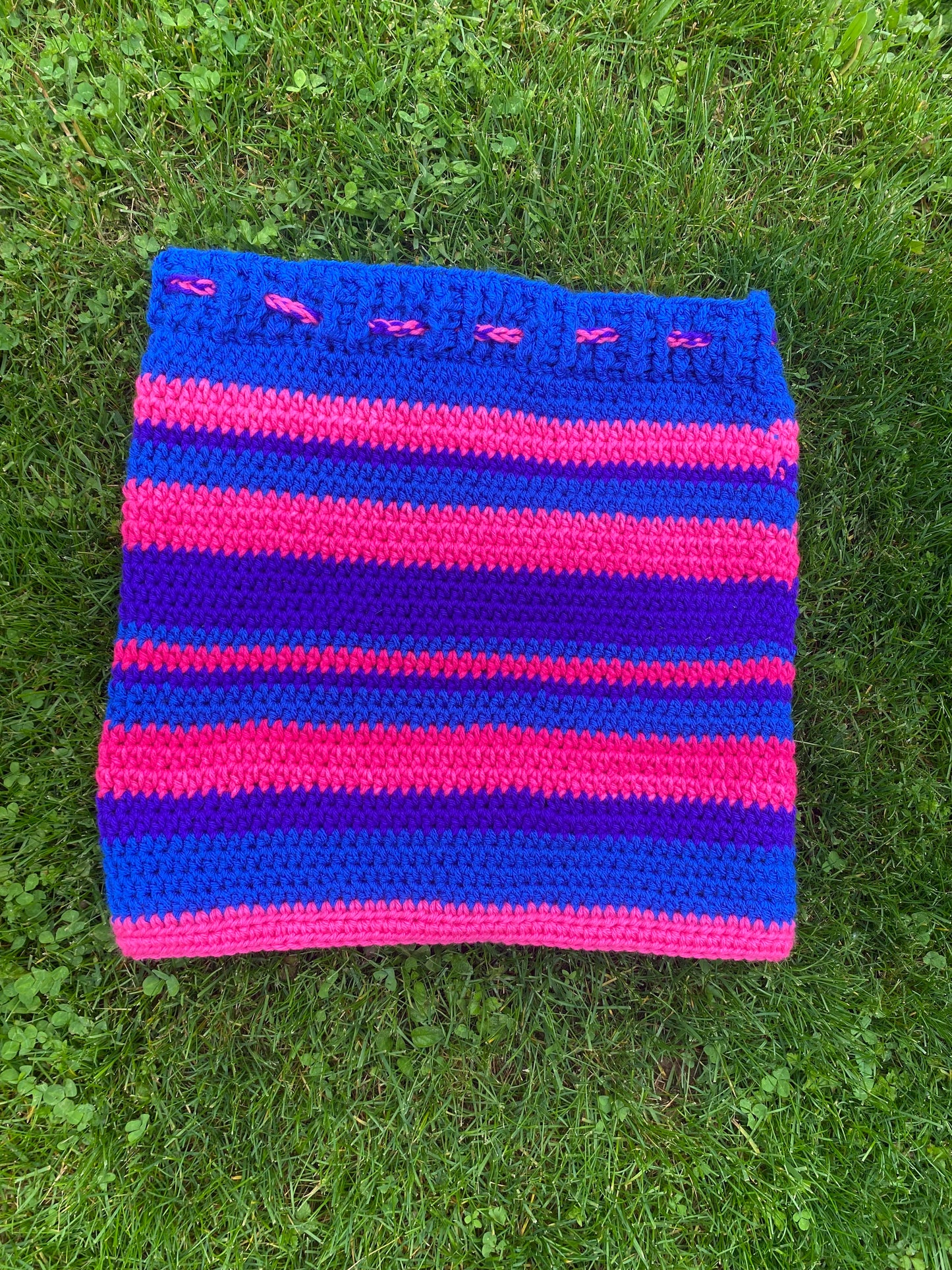 BiPride Crochet Skirt