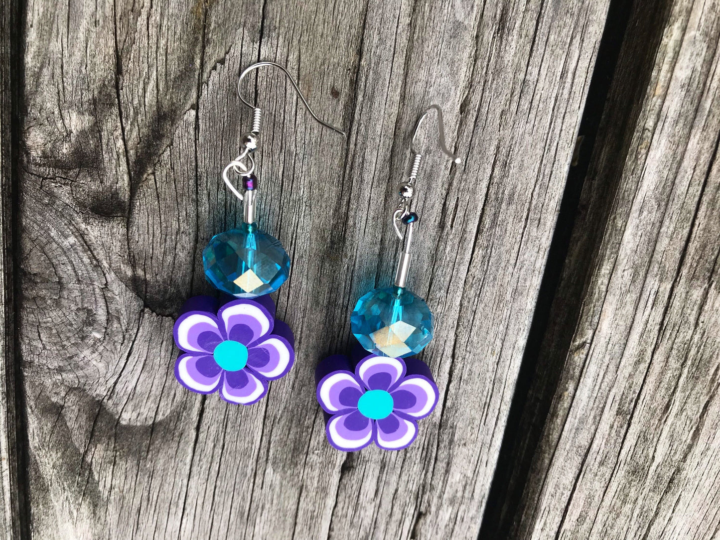 70s Aesthetic Flower Earrings