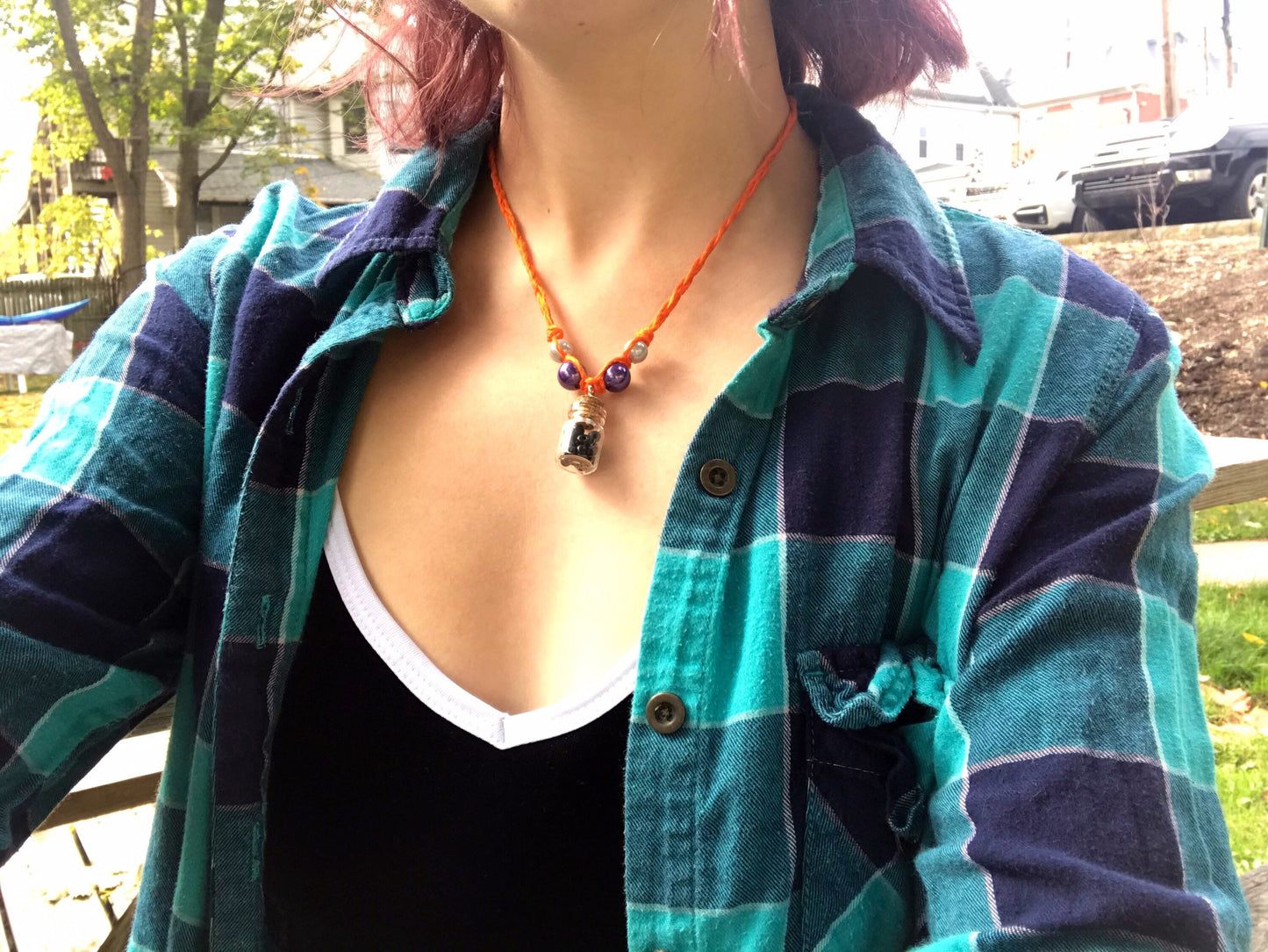 Potion Bottle Hemp Choker