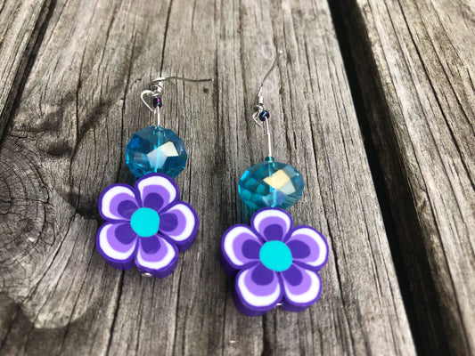 70s Aesthetic Flower Earrings