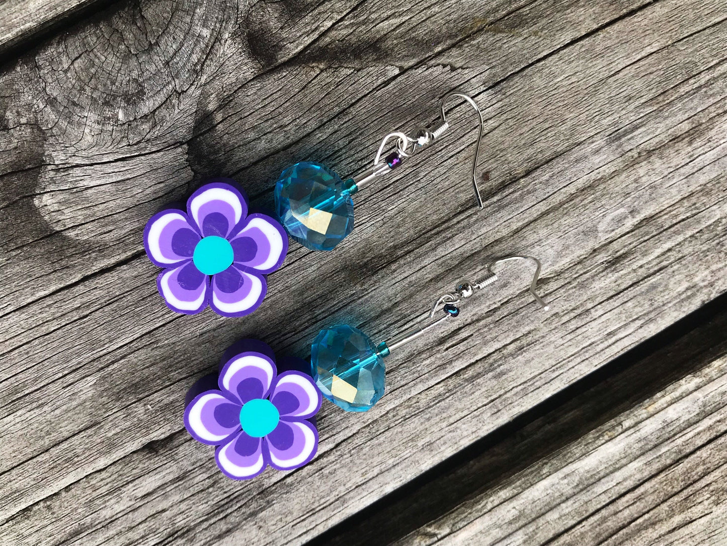 70s Aesthetic Flower Earrings