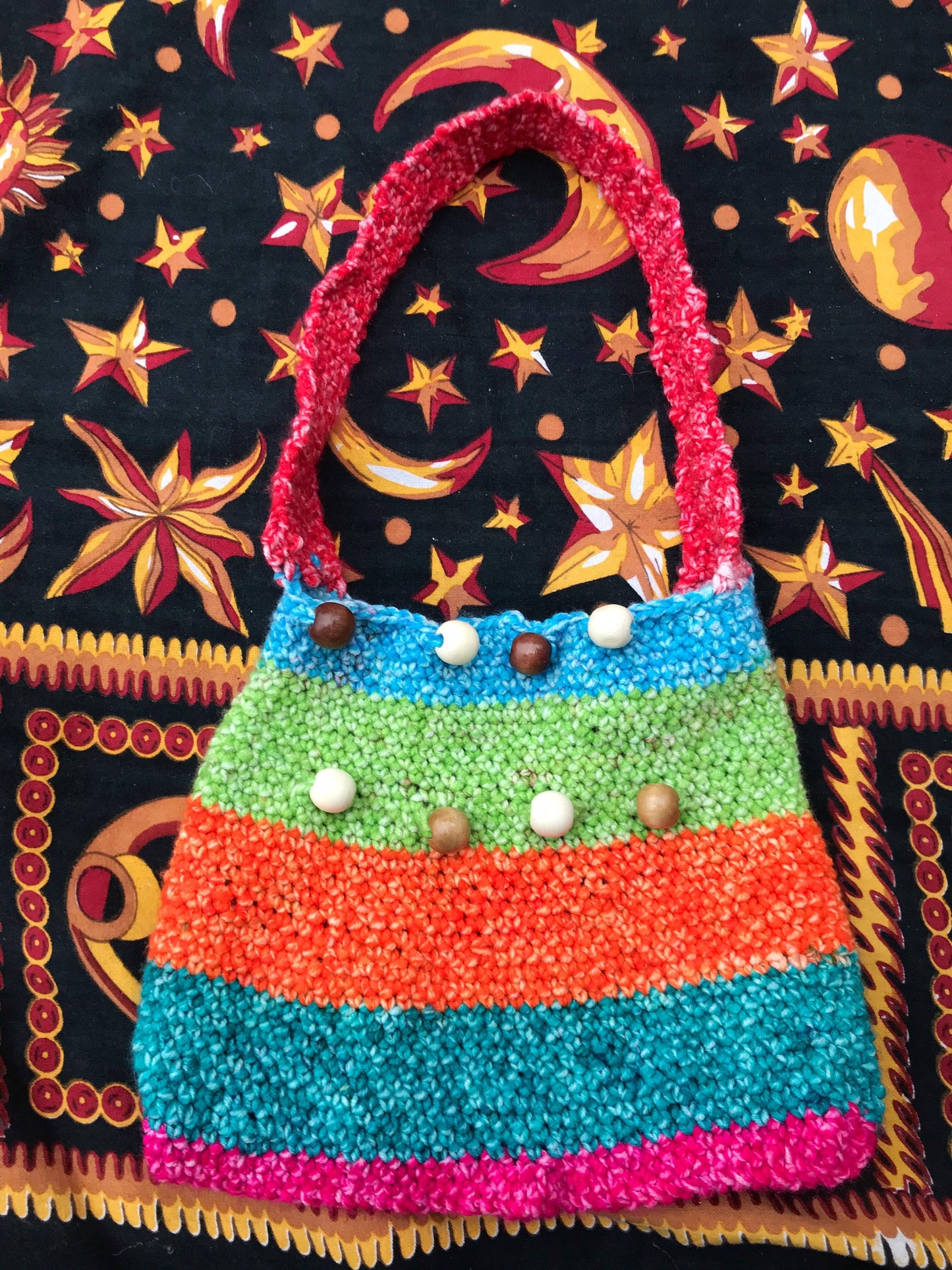 Reversible Beaded Crochet Purse