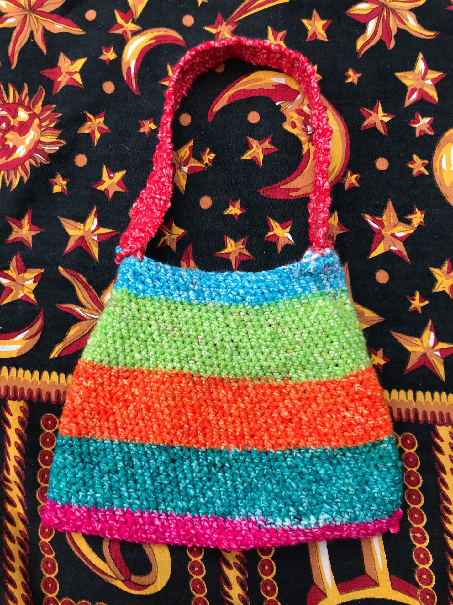 Reversible Beaded Crochet Purse