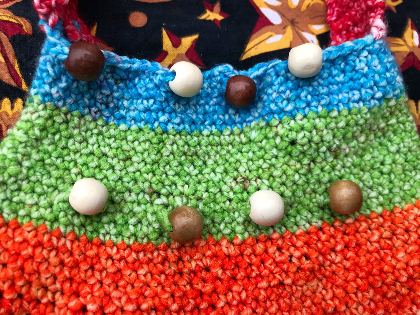 Reversible Beaded Crochet Purse