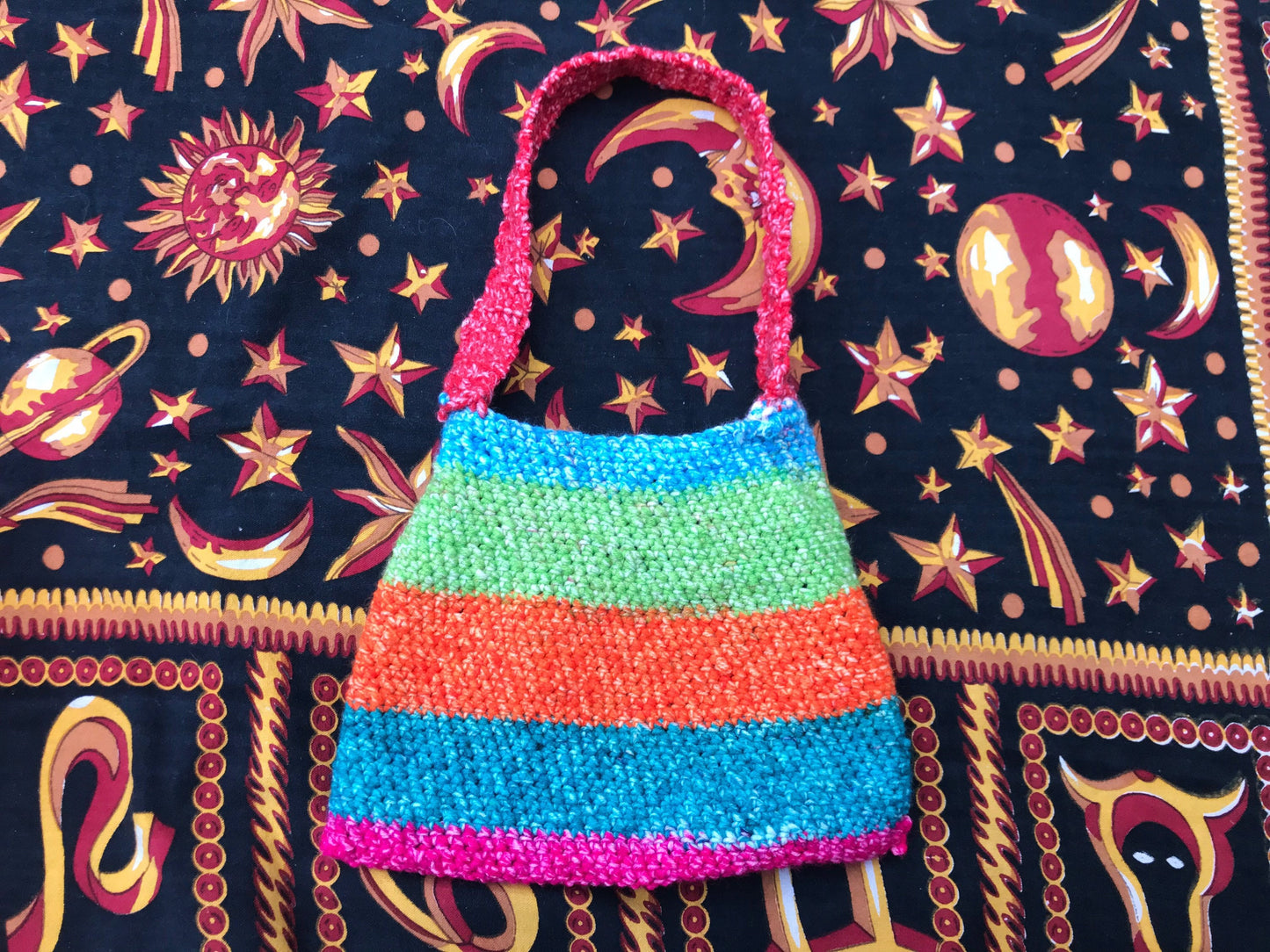 Reversible Beaded Crochet Purse