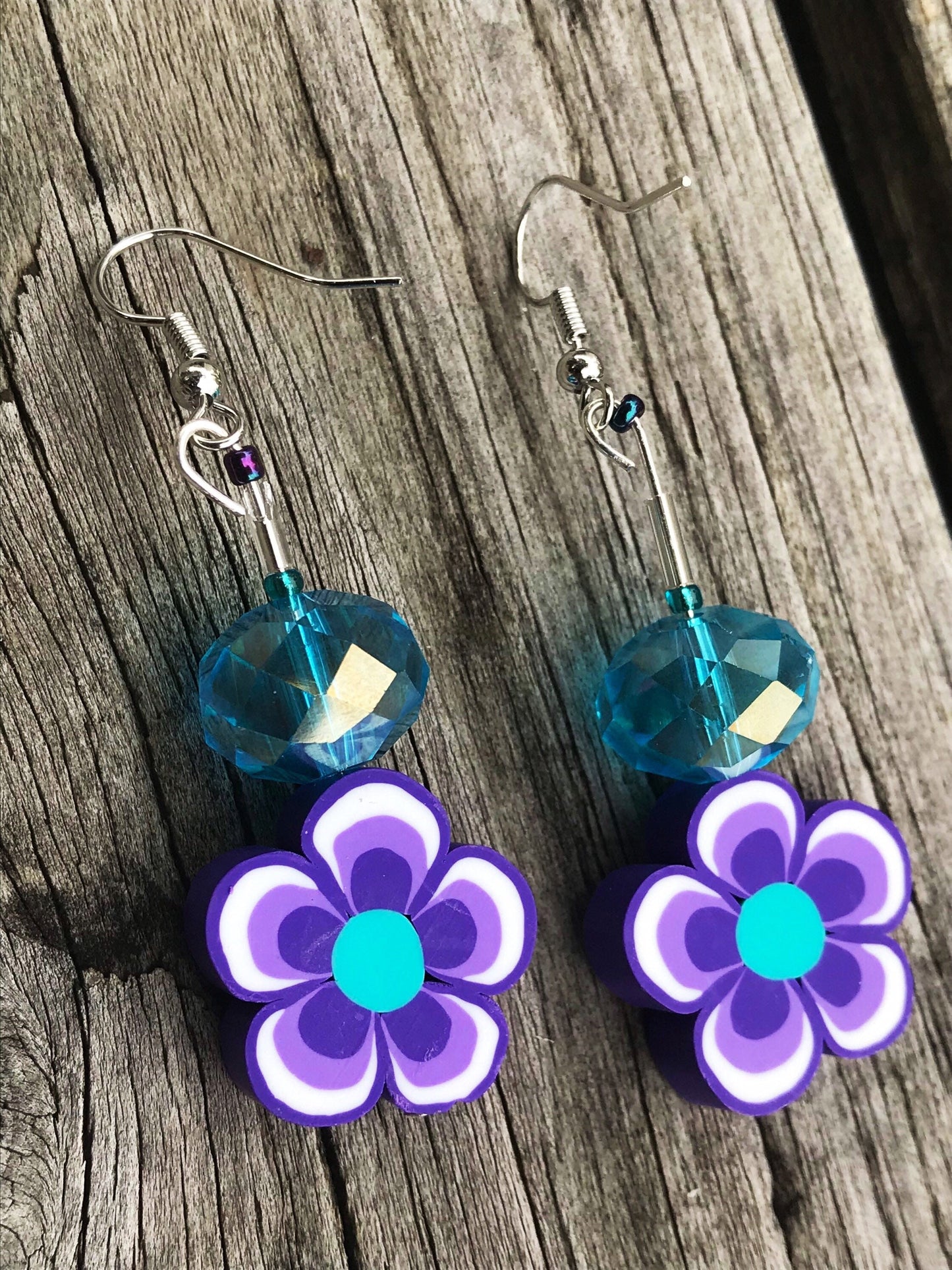 70s Aesthetic Flower Earrings