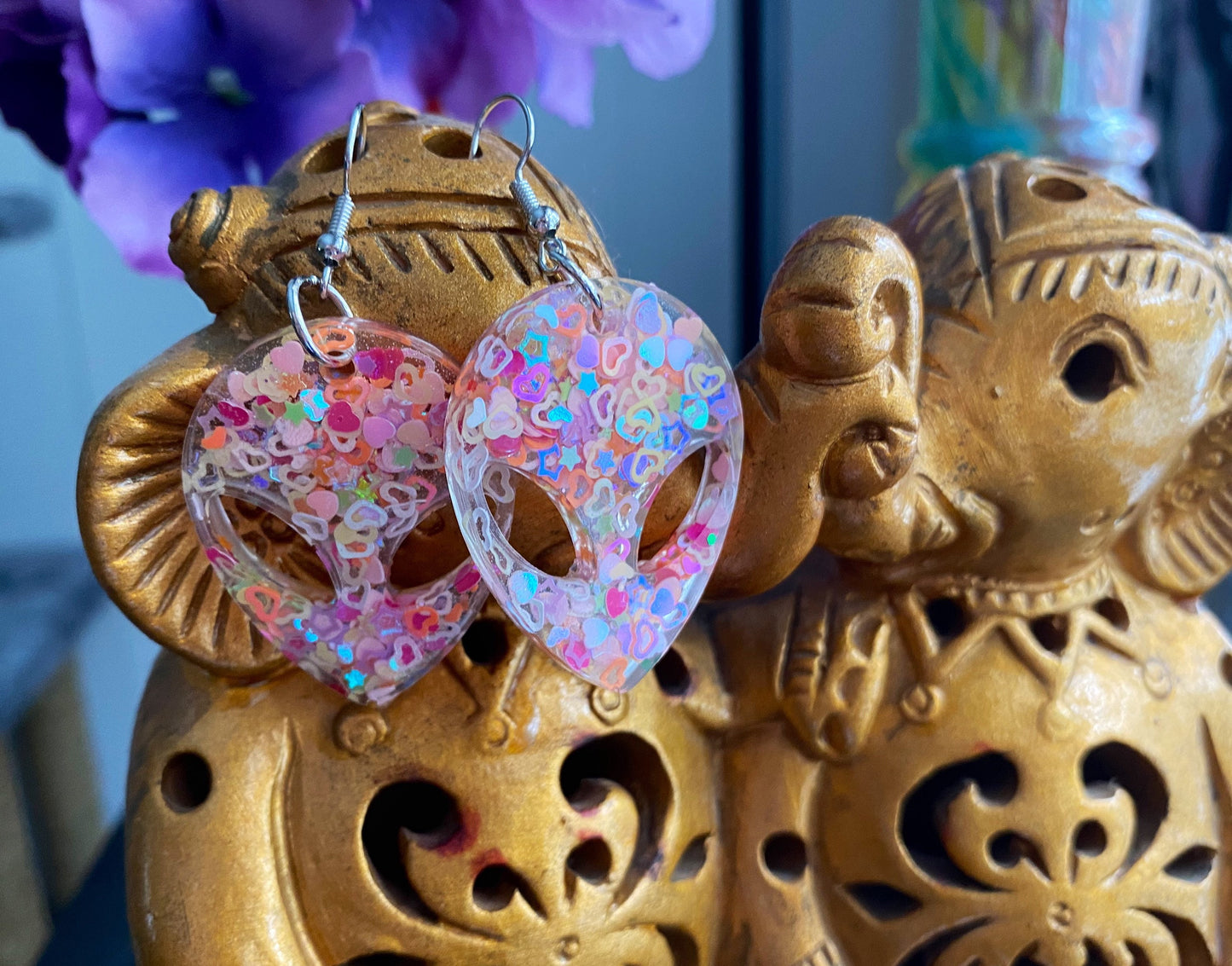 Psychedelic Lovers Drop Earrings