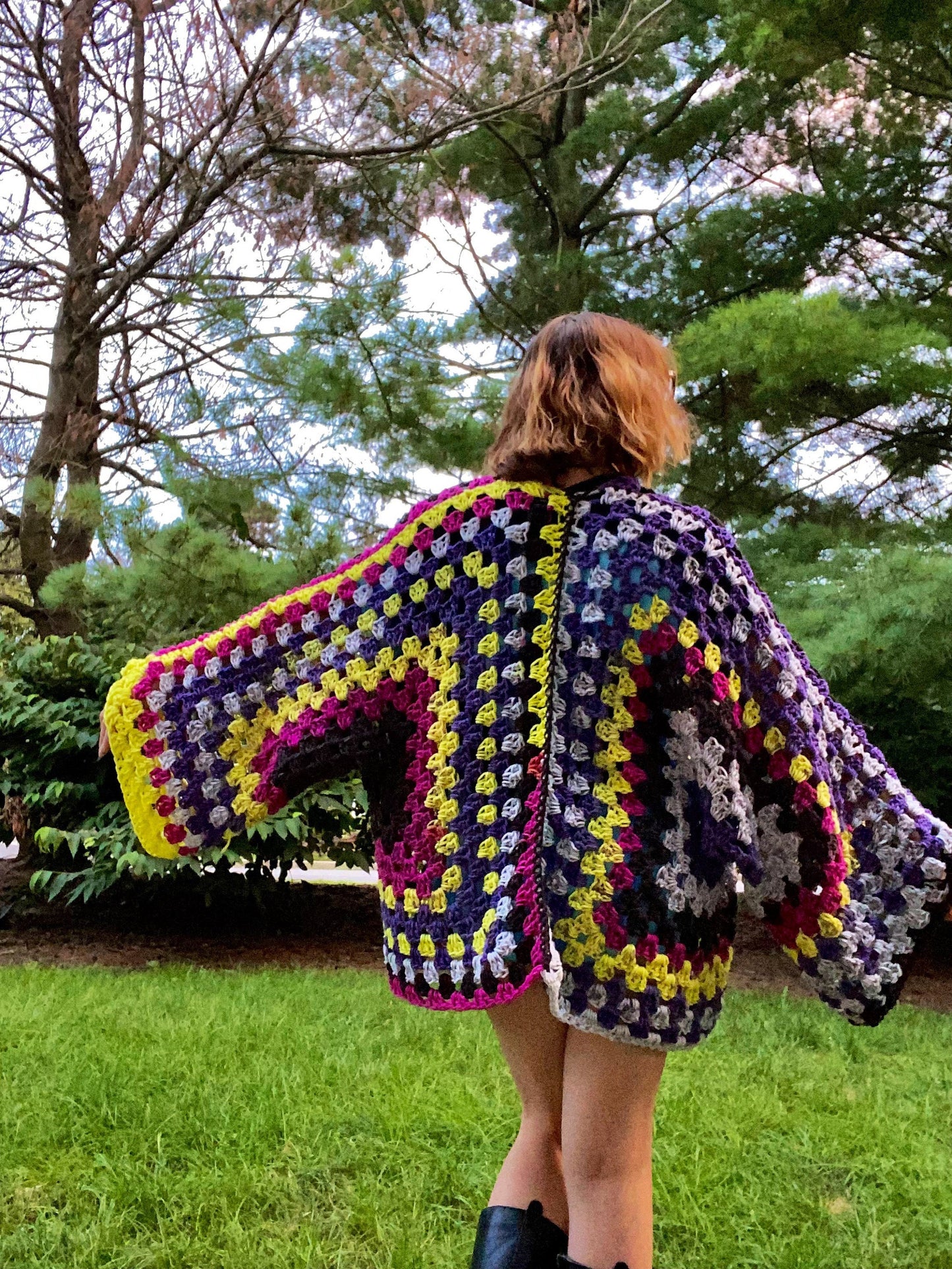 Checkered Beetlejuice Cardigan