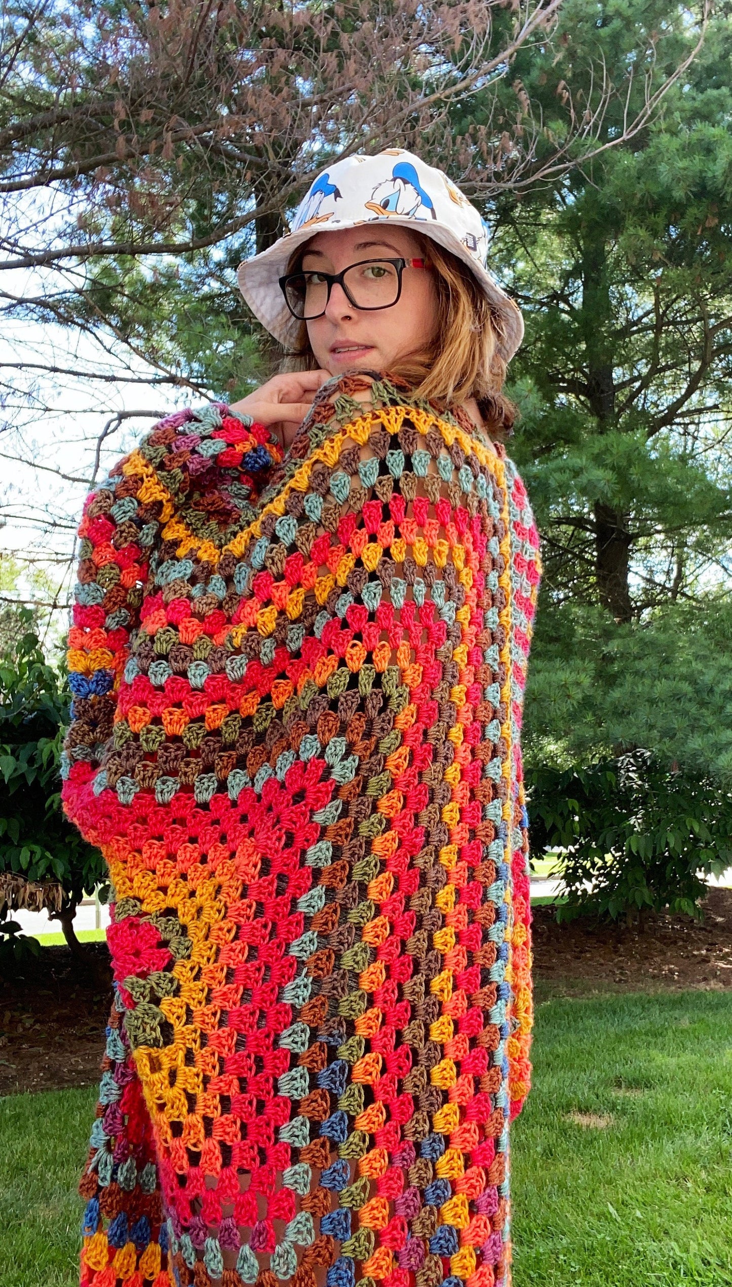 Rainbow Brain 2.0 Oversized Long Cardigan