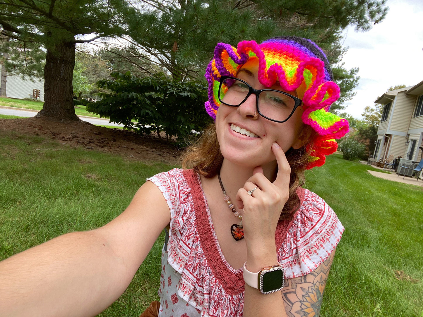 Ruffled Floppy Sunhat