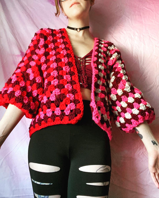 Lovers Day Hexagon Cardigan