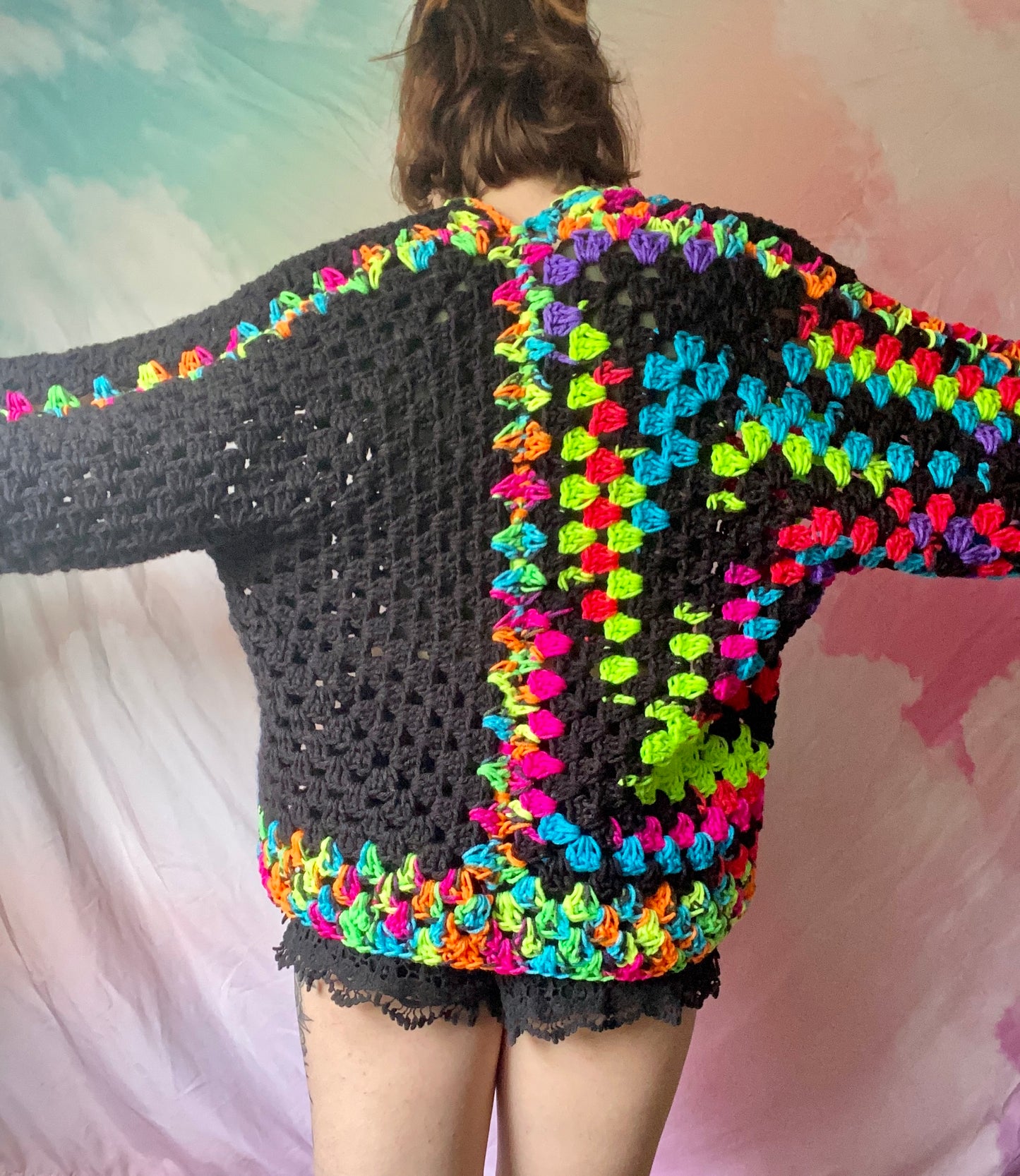 “Fitted” Fractals Cardigan