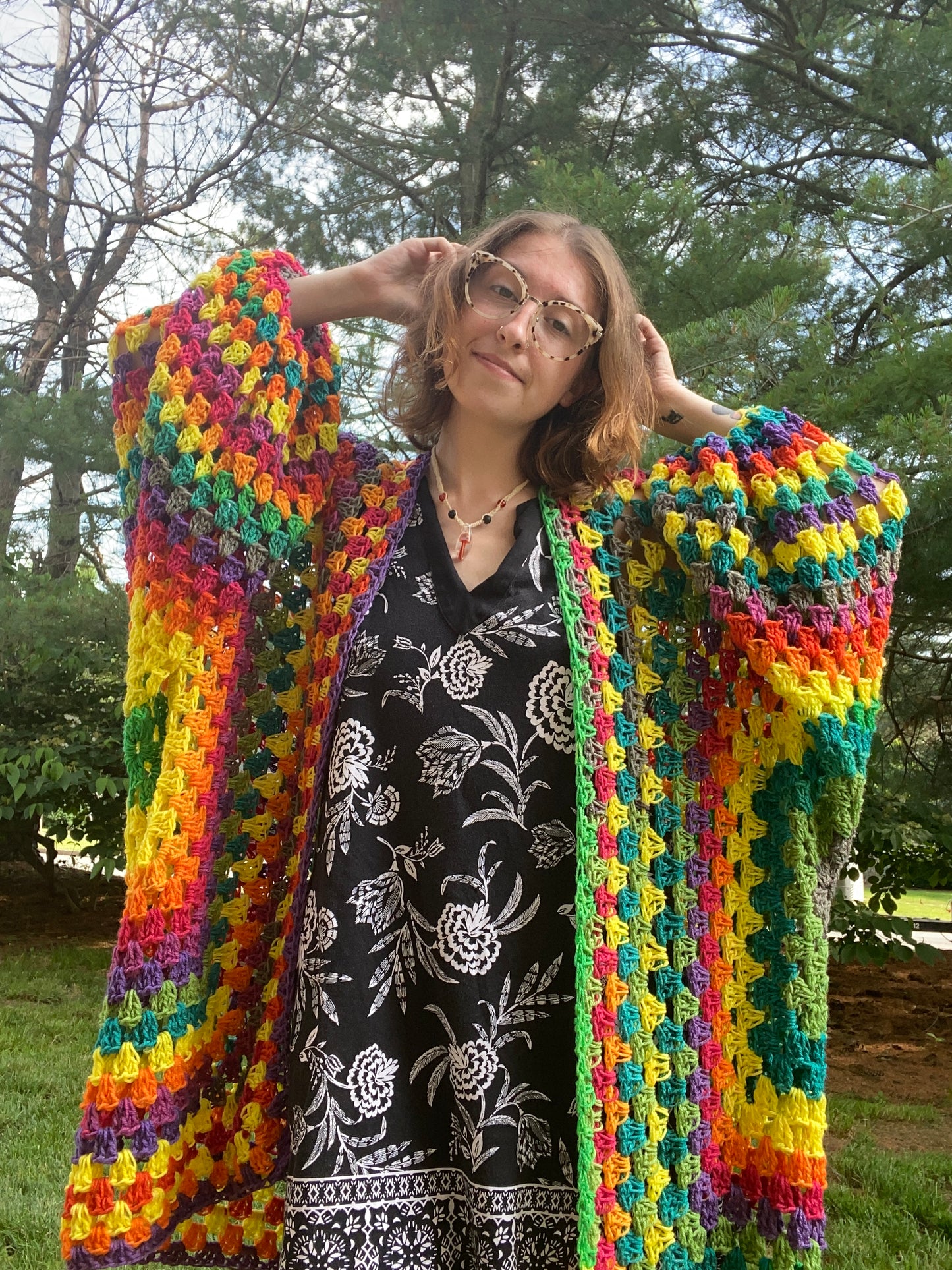 Jolly Rancher Rainbow Cardigan