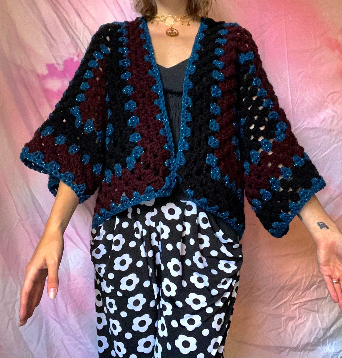 Turquoise Sparkle Cardi