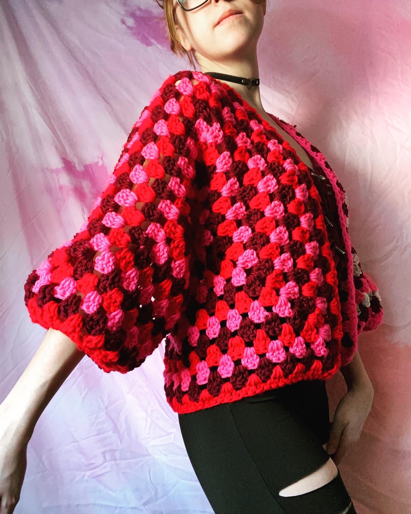 Lovers Day Hexagon Cardigan