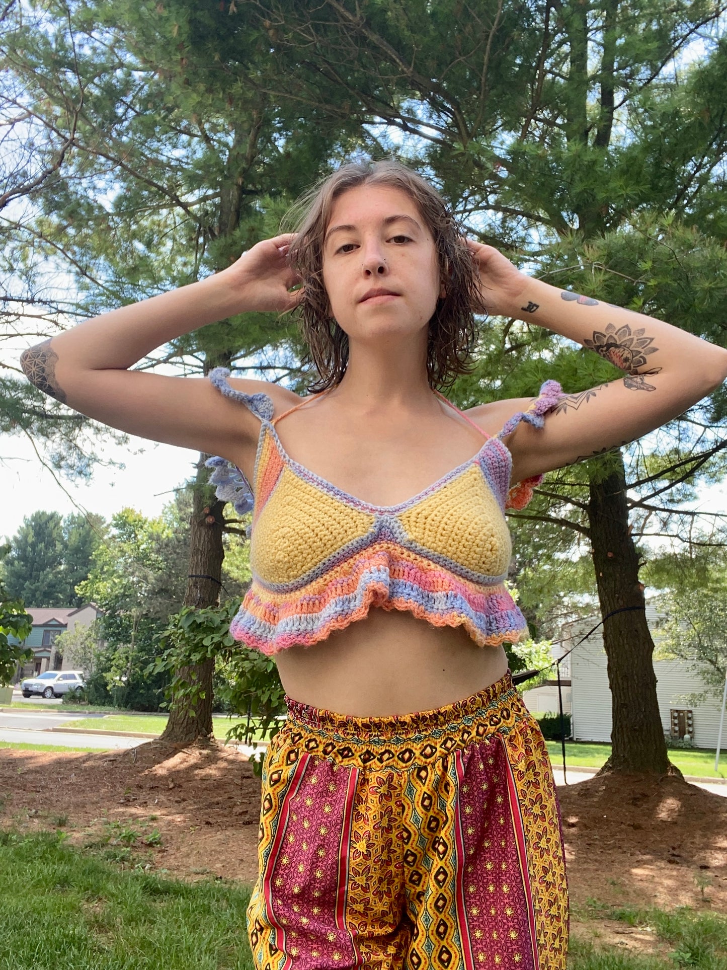 Trippy Nikki Crop Top