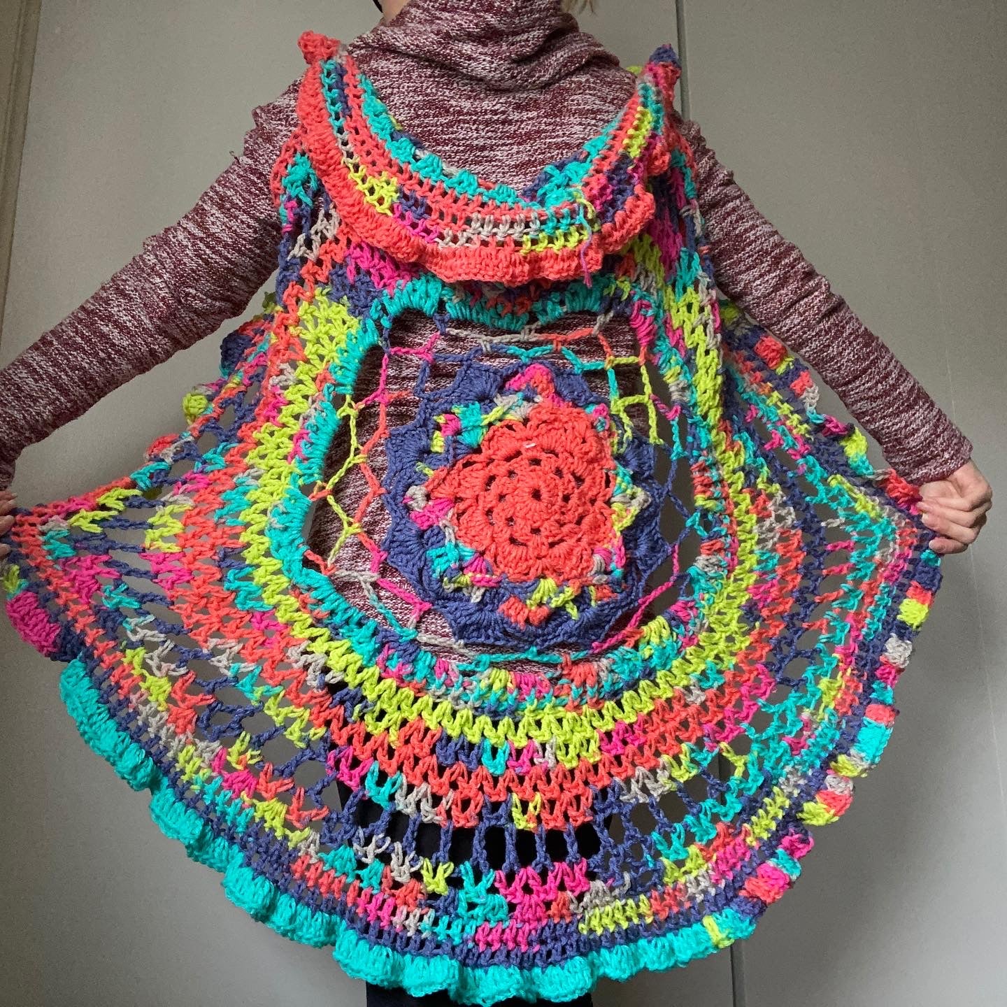 Crochet Mandala Dreams Vest