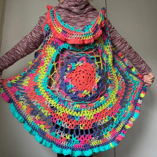 Crochet Mandala Dreams Vest