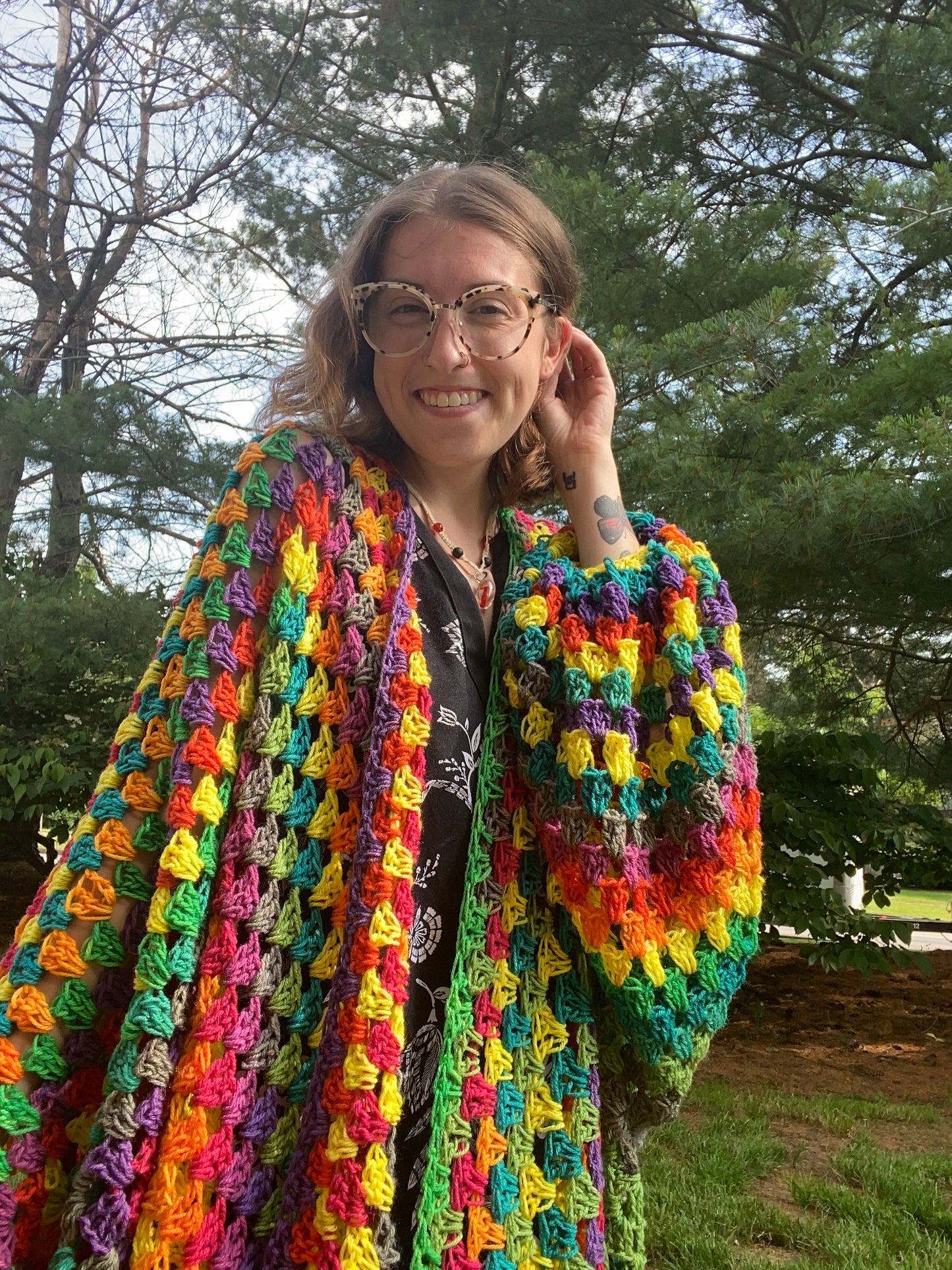 Jolly Rancher Rainbow Cardigan