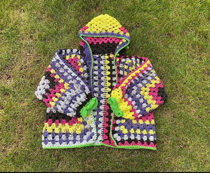 Checkered Campfire Cardi