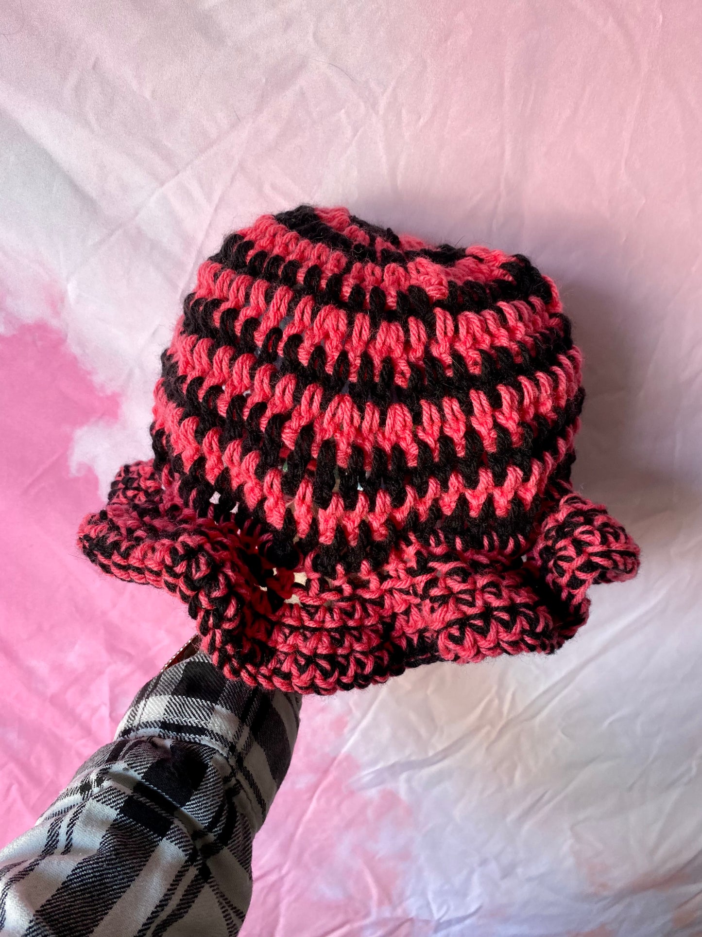 Emo Love Crochet Bucket Hat