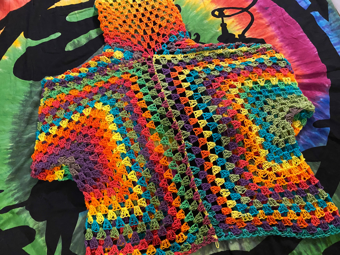 Hooded Jolly Rancher Campfire Cardigan